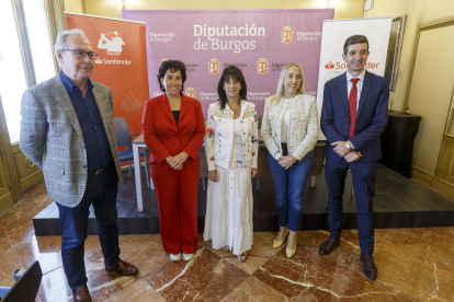 Félix Adrián,Alicia Garrido, Inmaculada Sierra, Isabel Sancho y Javier Pérez de la Huerta . SANTI OTERO