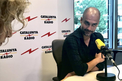 Pep Guardiola, entrevistado por Mònica Terribas en Catalunya Ràdio.-