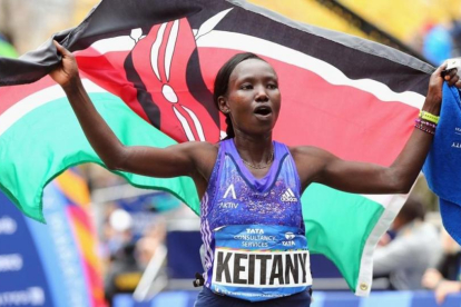 La keniana Mary Keitany.-AFP / ELSA GETTY IMAGES