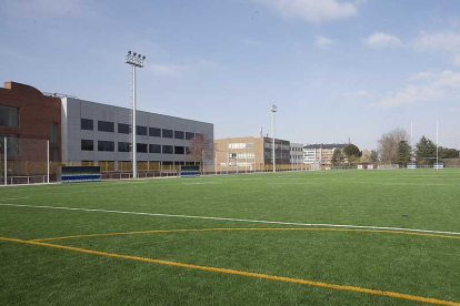 Vista del campo de rugby de San Amaro.-RAÚL OCHOA