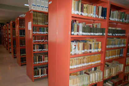 La biblioteca de Aranda cuenta con 100.000 libros.-L. V.