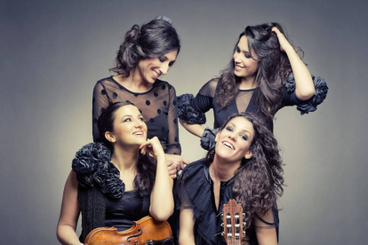 El cuarteto femenino Las Migas se aúpa al escenario del Teatro Principal el sábado 17 de octubre.-