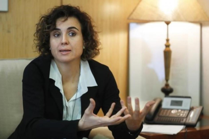 La ministra de Sanidad, Dolors Monserrat.-ANGEL DÍAZ / EFE