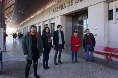 De izquierda a derecha: Jonathan Gete, Vanesa González, Juan Gascón, Mª Ángeles Pizarro y Andrés Gonzalo