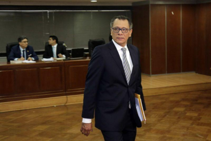 Glas fue ministro y vicepresidente durante la administración del exgobernante Rafael Correa (2007-2017).-AP