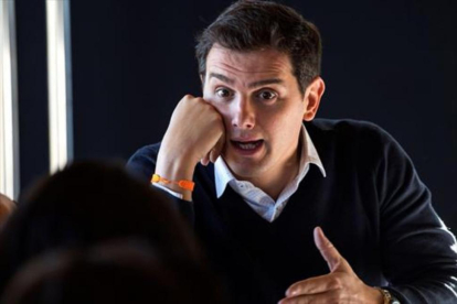 Albert Rivera, durante una reunión del comité ejecutivo de Ciudadanos.-EFE / ISMAEL HERRERO