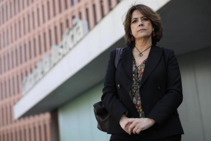 Dolores Delgado, fiscal experta en terrorismo yihadista, en la Ciutat de la Justícia.-FERRAN NADEU