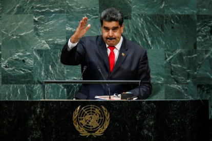 El presidente venezolano, Nicolás Maduro, aseguró en la ONU que está dispuesto a reunirse con Trump.-X01440