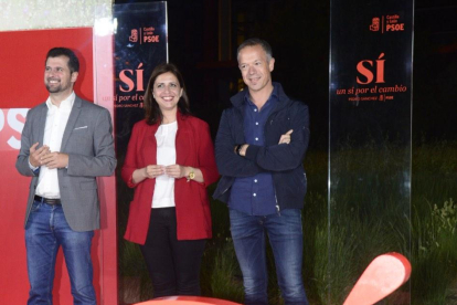 Tudanca con los cabezas de lista al Senado y Congreso-Ical
