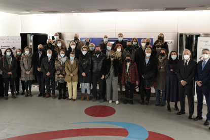 La Fundación ibercaja y la Fundación Caja Círculo realizaron un acto de entrega de ayudas sociales a 47 entidades de Burgos. TOMÁS ALONSO