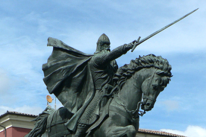 Estatua de Rodrigo Díaz de Vivar 'El Cid'.