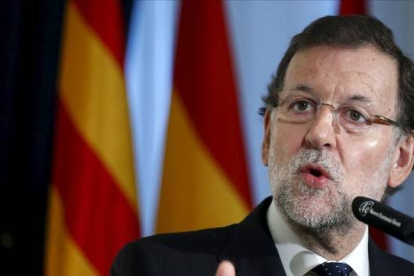 Mariano Rajoy, este martes.-REUTERS/ANDREA COMAS