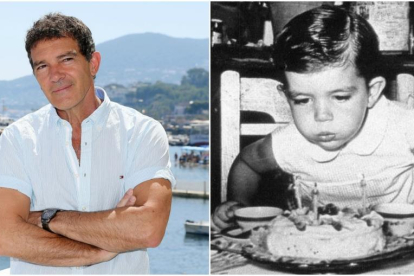 Antonio Banderas se pone nostálgico en Instagram.-EL PERIÓDICO