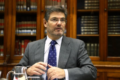 El ministro de Justicia, Rafael Catalá.-