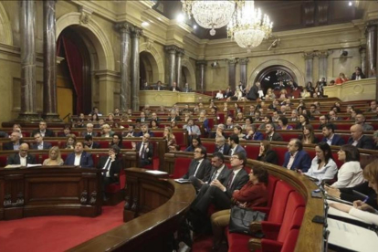 El pleno del Parlament.-DANNY CAMINAL