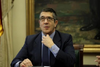 El presidente del Congreso, Patxi López, la semana pasada.-