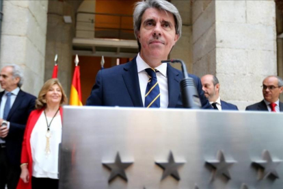 Ángel Garrido, presidente en funciones de la Comunidad de Madrid.-/ JUAN MANUEL PRATS