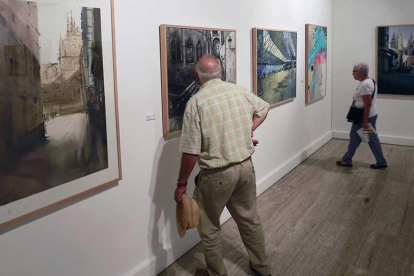 Las pinturas se pueden ver y comprar en Cultural Cordón hasta el 25 de septiembre.-Raúl Ochoa