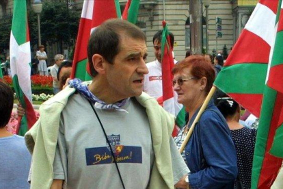 Josu Ternera, en una manifestación aberzale que se celebró en Bilbao en noviembre de 2002.-RAFA RIVAS (AFP)