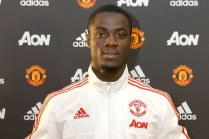 Eric Bailly, con la camiseta del Manchester United-MANCHESTER UNITED