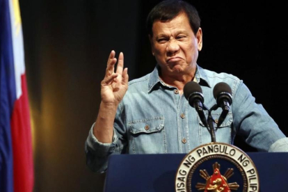 Duterte ofrece un discurso-EFE / FRANCIS R MALASIG
