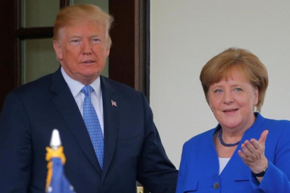Trump y Merkel-EL PERIÓDICO