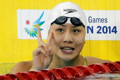 La nadadora china Chen Xinyi, positivo en los juegos de Río 2016.-REUTERS / TIM WIMBORNE
