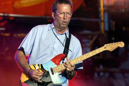 Clapton, en un concierto en Dallas-AP