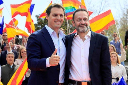 Albert Rivera y Edmundo Bal.-FERNANDO ALVARADO (EFE)
