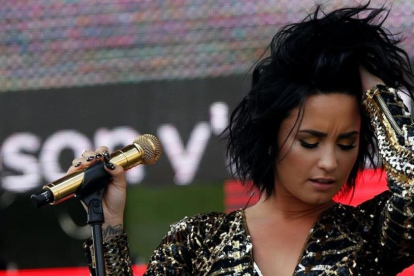 Demi Lovato, en una actuación en Estados Unidos, el 14 de mayo.-REUTERS / MARIO ANZUONI