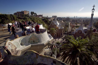 -El Parc Güell de Barcelona.