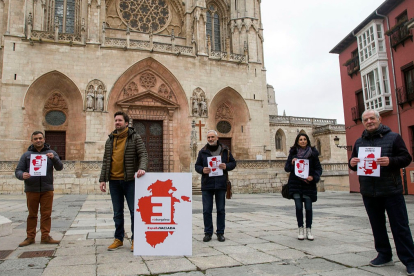 Vía Burgalesa-España Vaciada presenta su candidatura de cara a las elecciones autonómicas del 13 de febrero. ICAL
