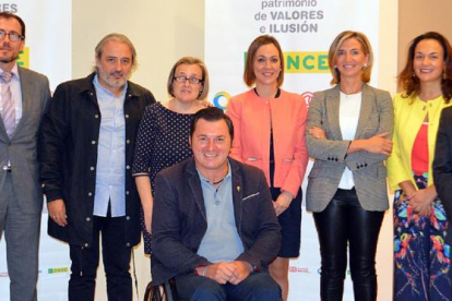 Pablo Lago, Ismael Pérez, Daniel Duque, Imelda Fernández, Francisco Sardón, Arancha Casado, Alicia García, Eva Fernández y Florencio Carrera,-ICAL