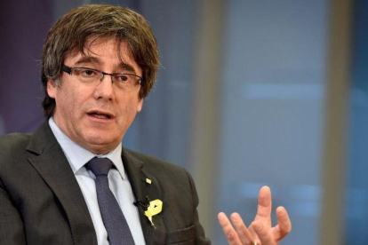 Carles Puigdemont, en una entrevista con la agencia Reuters el pasado 23 de diciembre.-ERIC VIDAL (REUTERS)