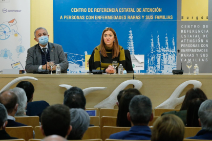 La delegada del Gobierno en Castilla y León en la presentación del programa piloto ‘La Administración cerca de ti’. SANTI OTERO