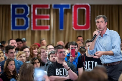 Beto ORourke, candidato presidencial democrata de Estados Unidos.-EPA