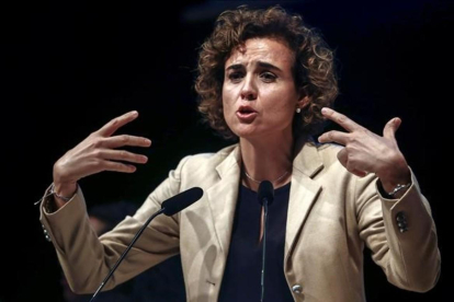 La portavoz del PP en el Congreso y exministra de Sanidad, Dolors Montserrat. /-QUIQUE GARCÍA
