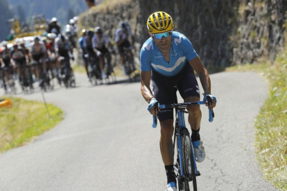 Alejandro Valverde, en el pasado Tour.-AGENCIAS