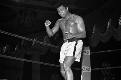 Muhammad Ali, durante la víspera de su combate ante Joe Frazier-EFE / LAS VEGAS NEWS BUREAU