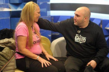 Belén Esteban y Kiko Rivera, en 'Gran hermano VIP'.-Foto: MEDIASET