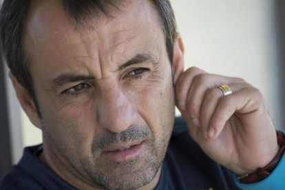 Quique Álvarez, durante la entrevista con EL PERIÓDICO en Villareal-MIGUEL LORENZO