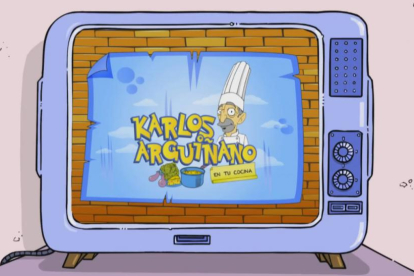 Imagen de la nueva y divertida carátula de presentación del programa de recetas de Antena 3 'Karlos Arguiñano en tu cocina'.-