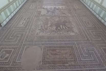 El yacimiento escondía el mosaico dedicado al dios Baco mejor conservado de Europa