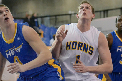Brandon Brine ha jugado las últimas cinco temporadas con los Horns de la universidad canadiense de Lethbridge-ECB