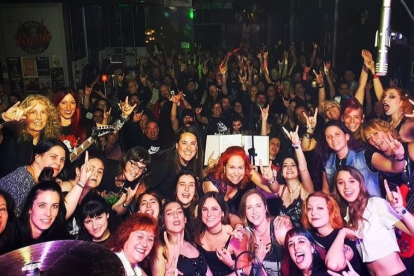 Evento de Rockin' Ladies, el pasado mes de junio, en Vitoria. ROCKIN' LADIES