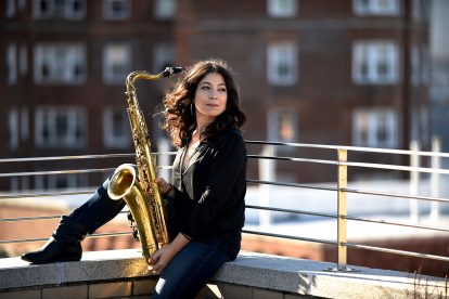 La saxofonista madrileña Berta Moreno. ECB