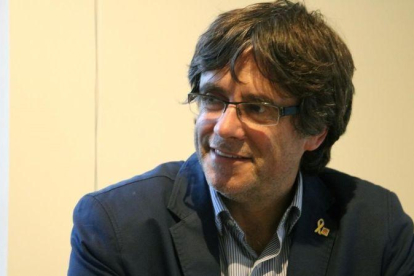 Carles Puigdemont el pasado día 21 de septiembre.-NATALIA SEGURA (ACN)