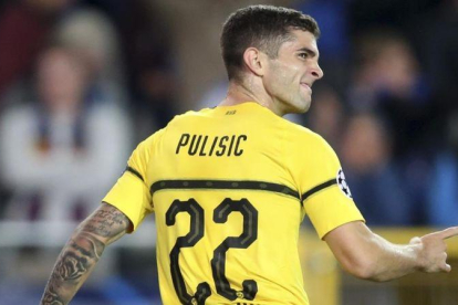 Pulisic, en un partido del Dortmund.-AP / FRANCISCO SECO