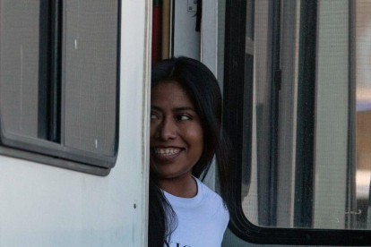 La actriz mejicana Yalitza Aparicio.-GUILLERMO ARIAS/ AFP