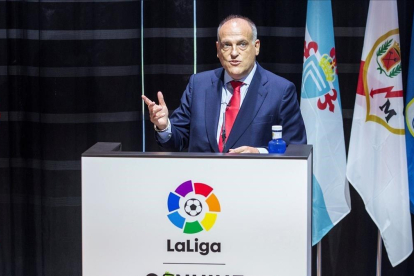 Javier Tebas, presidente de LaLiga.-